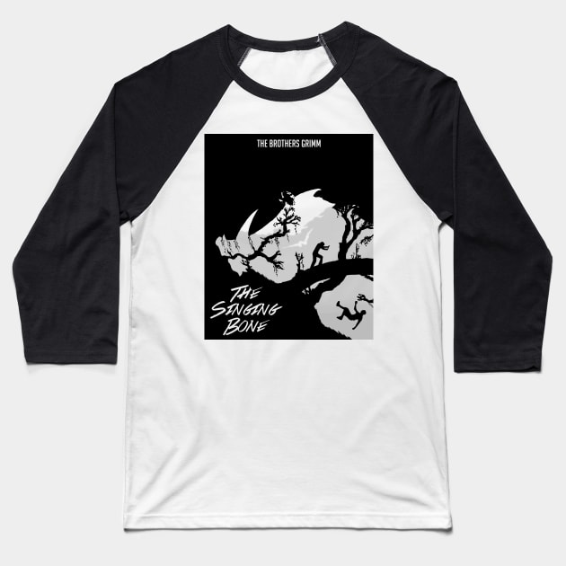 The Singing Bone (v 1) Baseball T-Shirt by Avengedqrow